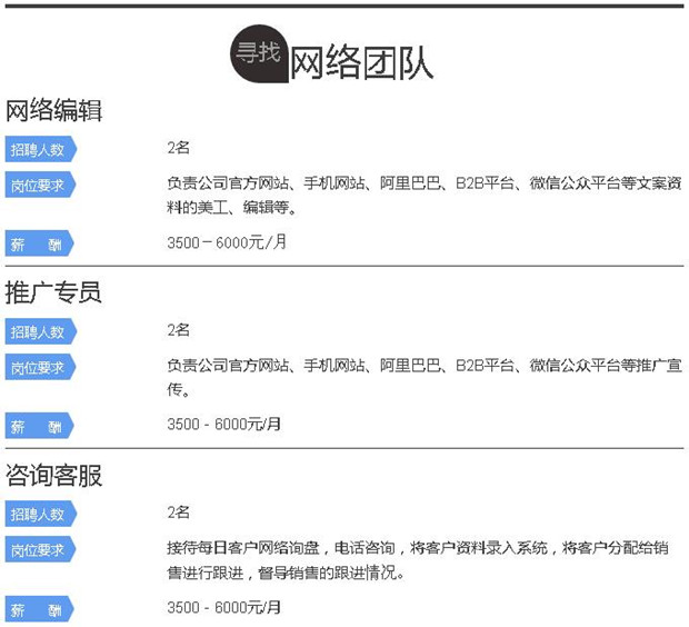 AG九游会水处理环保公司招聘  网络团队